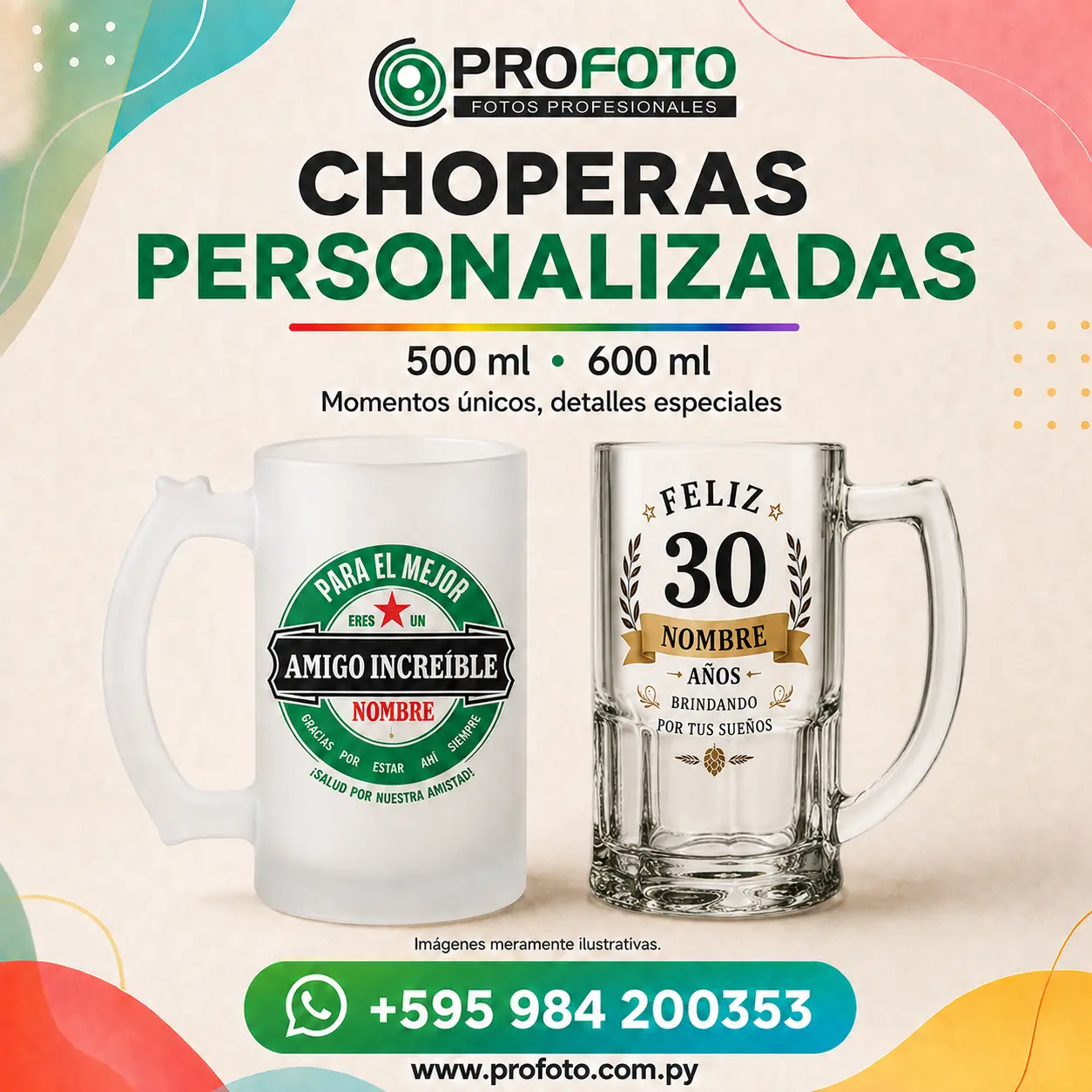 Chopera personalizada por PROFOTO